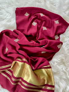 Modal Silk Dupatta - Maroon