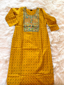 Embroidered Long Kurta