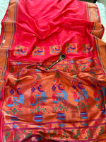 Load image into Gallery viewer, Designer Paithani Saree - Deep Blush
