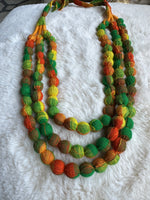 Load image into Gallery viewer, Upcycled Fabric Necklace
