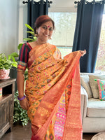 Load image into Gallery viewer, Ikkat Silk Saree 5
