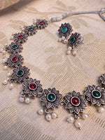 Load image into Gallery viewer, Stone Necklace Set
