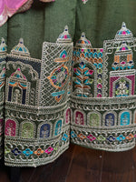 Load image into Gallery viewer, Jharokha Designer Silk Skirt Set
