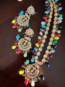 Kundan Multicolored Stone Set