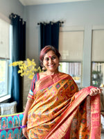Load image into Gallery viewer, Ikkat Silk Saree 5

