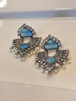 Load image into Gallery viewer, Designer Stone Earrings
