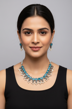 Load image into Gallery viewer, Stone Necklace Set
