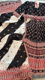 Load image into Gallery viewer, Digital Print Mirrorwork Satin Silk Lehenga Skirt Set 5
