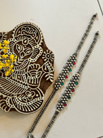 Load image into Gallery viewer, Antique German Silver Anklets
