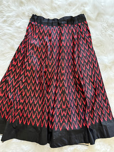 Designer Satin Silk Skirt 12