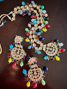 Kundan Multicolored Stone Set