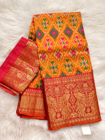 Load image into Gallery viewer, Ikkat Silk Saree 5
