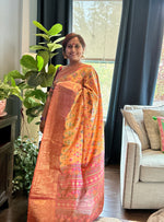 Load image into Gallery viewer, Ikkat Silk Saree 5

