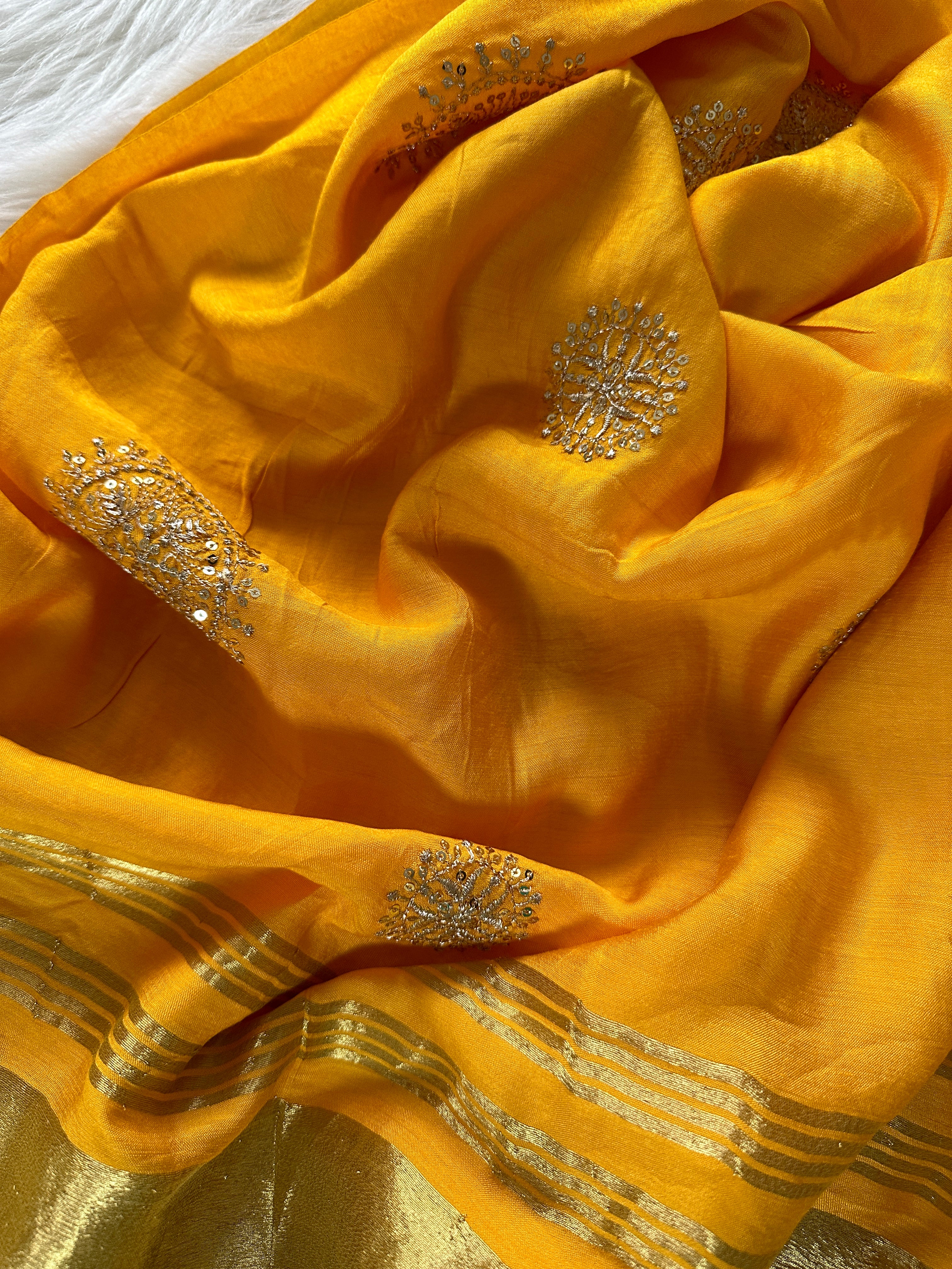 Modal Silk Dupatta - yellow