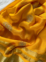 Load image into Gallery viewer, Modal Silk Dupatta - yellow
