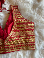 Load image into Gallery viewer, Sabyasachi Inspired Designer Silk Blouse 4
