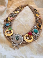 Load image into Gallery viewer, Boho Gypsy Jute Necklace 2
