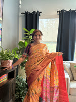 Load image into Gallery viewer, Ikkat Silk Saree 5
