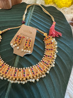 Load image into Gallery viewer, Vajrateek Necklace Gold Polish
