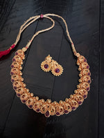 Load image into Gallery viewer, Ganesha Necklace Gold Polish
