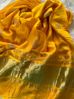 Load image into Gallery viewer, Modal Silk Dupatta - yellow
