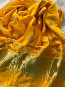 Modal Silk Dupatta - yellow