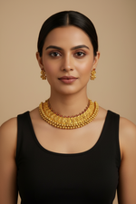 Load image into Gallery viewer, Vajrateek Necklace Gold Polish
