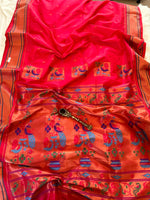 Load image into Gallery viewer, Designer Paithani Saree - Deep Blush
