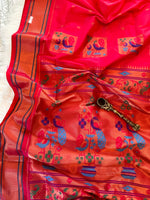 Load image into Gallery viewer, Designer Paithani Saree - Deep Blush
