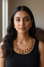 Load image into Gallery viewer, Temple Necklace Gold Polish 2
