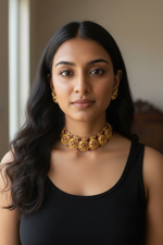 Load image into Gallery viewer, Temple Necklace Gold Polish 2
