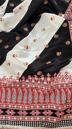 Load image into Gallery viewer, Digital Print Mirrorwork Satin Silk Lehenga Skirt Set 5
