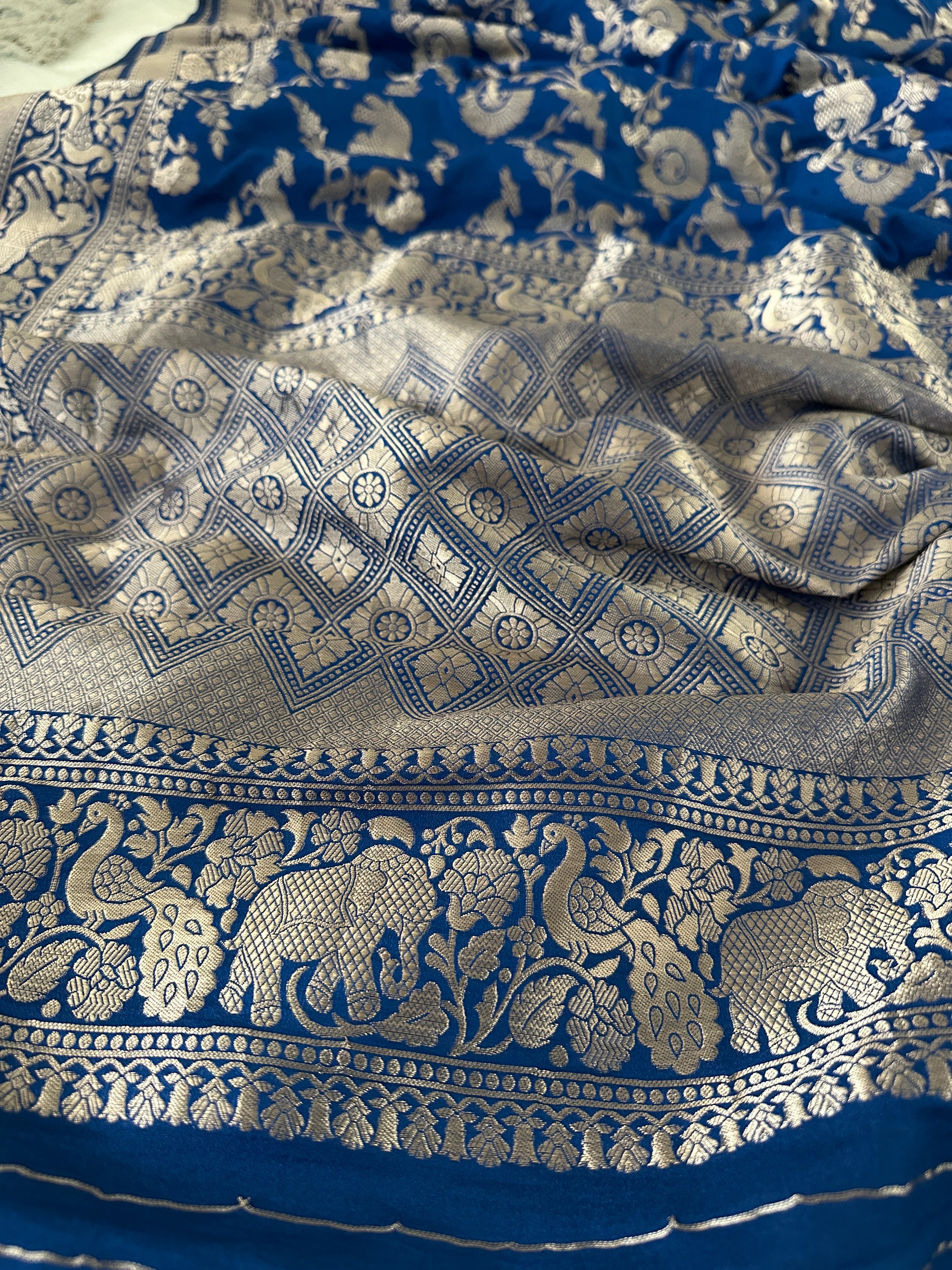 Banarasi Crepe Silk Saree