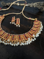 Load image into Gallery viewer, Vajrateek Necklace Gold Polish
