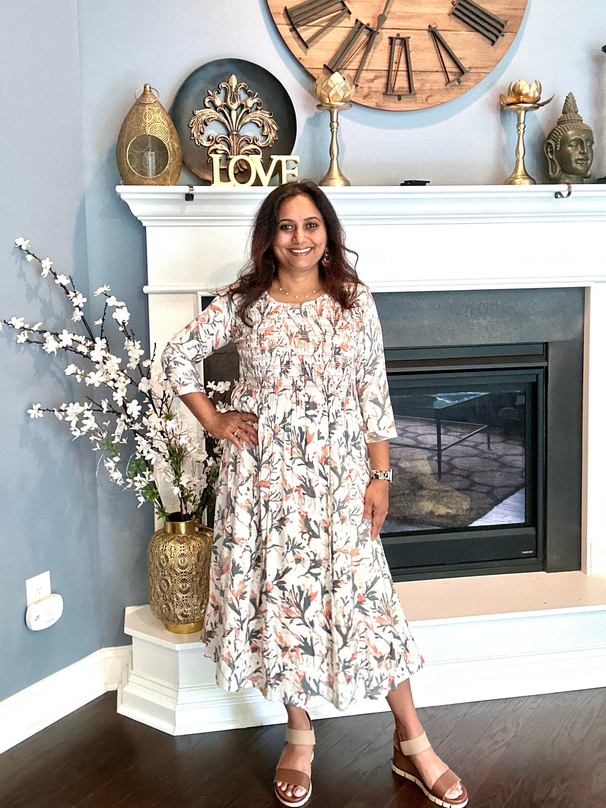 Cotton Print Dress 3