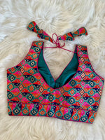 Load image into Gallery viewer, Patola Brocade Silk Blouse A
