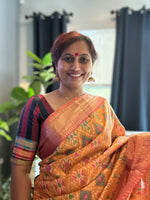 Load image into Gallery viewer, Ikkat Silk Saree 5
