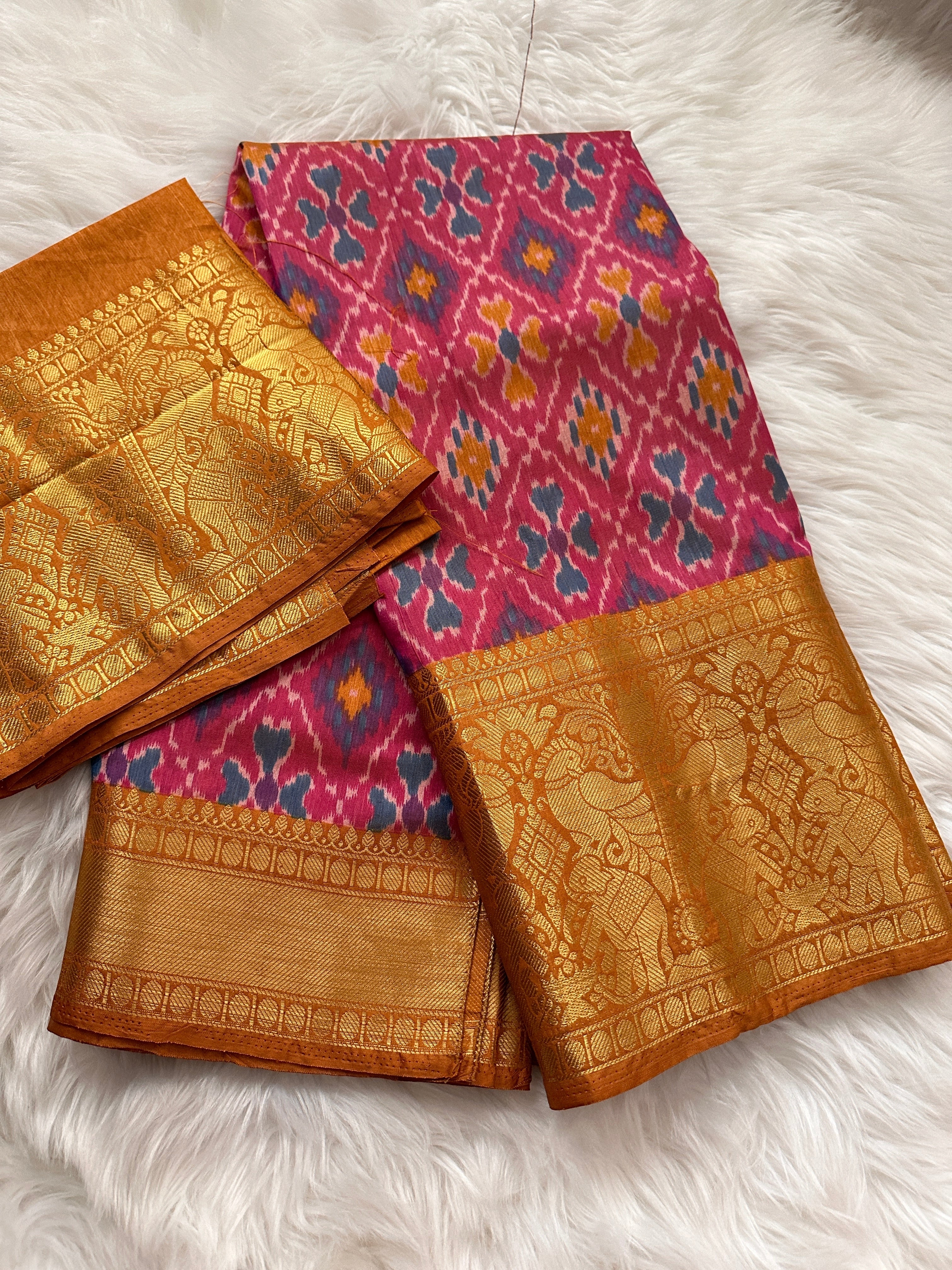 Ikkat Silk Saree 6