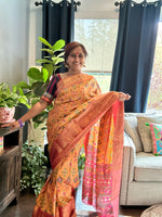 Load image into Gallery viewer, Ikkat Silk Saree 5
