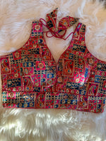 Load image into Gallery viewer, Sabyasachi inspired Embroidery Sequin Blouse D
