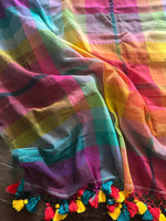 Load image into Gallery viewer, Bengal Handloom Mul Cotton Saree
