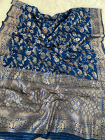 Load image into Gallery viewer, Banarasi Crepe Silk Saree
