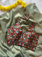 Load image into Gallery viewer, Mul Tissue Saree + FREE Blouse Combo Offer
