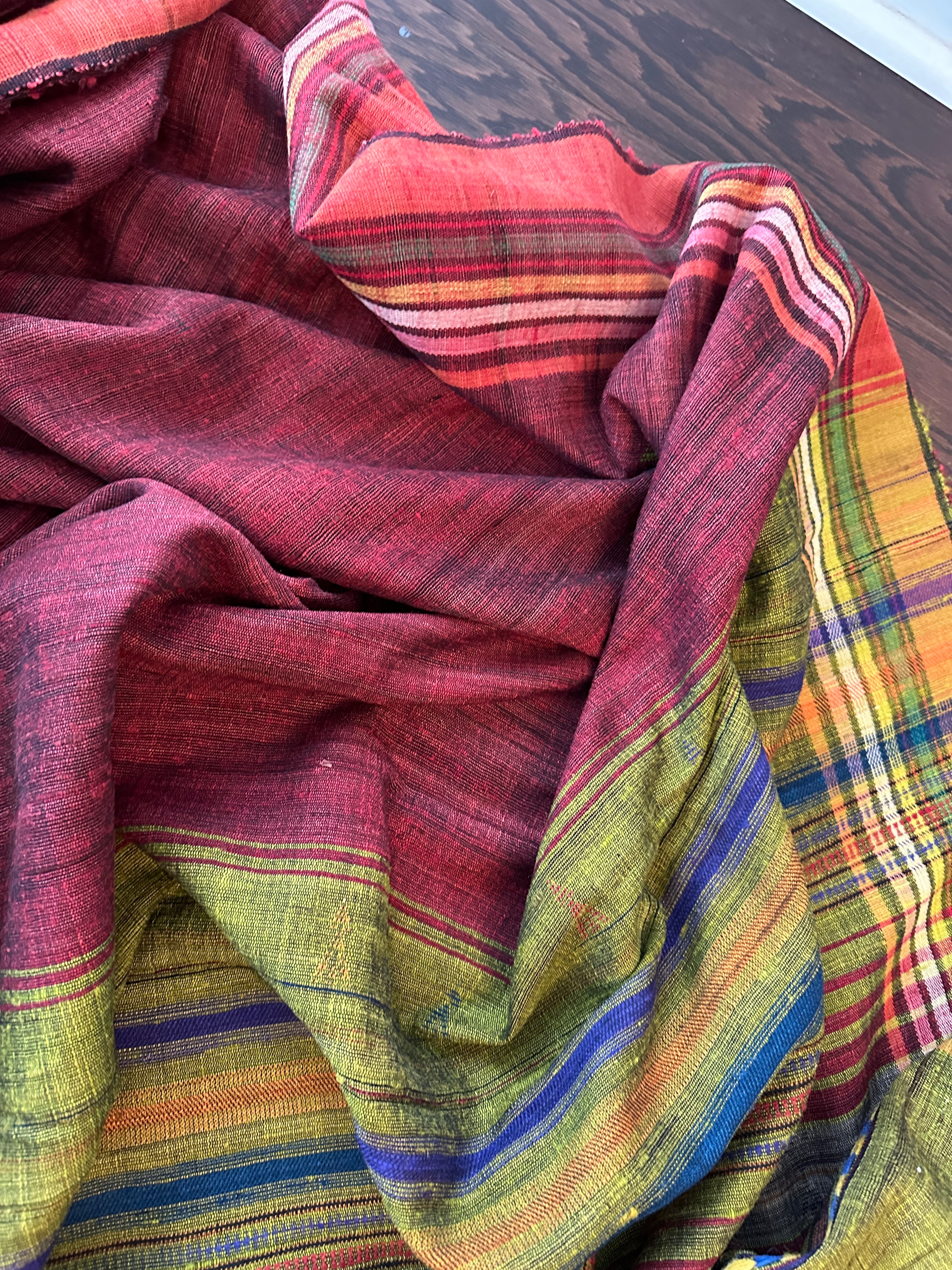 Bhujodi Tussor Saree - Heritage Weave
