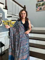 Load image into Gallery viewer, Block Print Ajrakh Modal Silk
