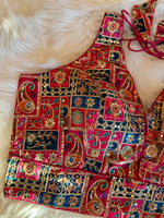 Load image into Gallery viewer, Sabyasachi inspired Embroidery Sequin Blouse D
