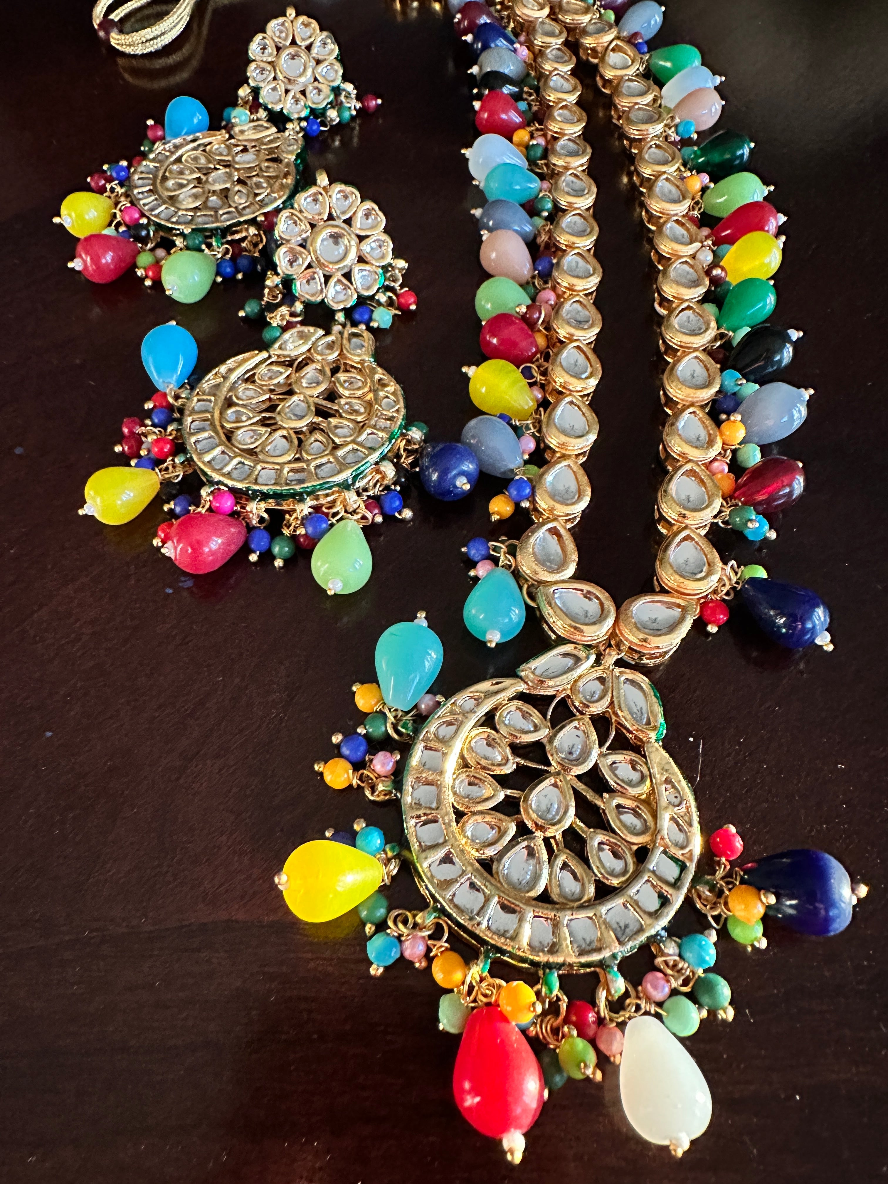 Kundan Multicolored Stone Set