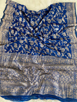 Load image into Gallery viewer, Banarasi Crepe Silk Saree
