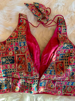 Load image into Gallery viewer, Sabyasachi inspired Embroidery Sequin Blouse D
