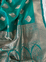 Load image into Gallery viewer, Banarasi Rhinestone Saree
